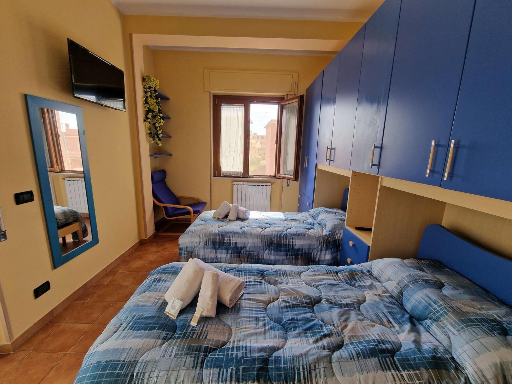 フィウミチーノVista Mare Houseアパートメント エクステリア 写真